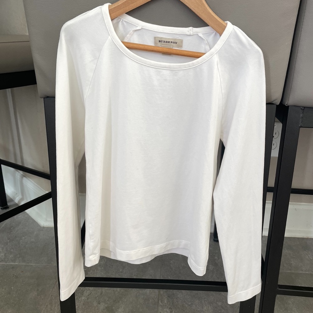 Girls Burberry Long Sleeve Shirt